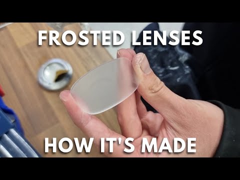 Frosted glasses lenses