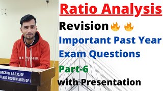 Ratio Analysis Revision ||Important Past Year Exam Question|| Part-6