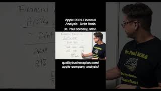 Apple 2024 Debt Ratio Explained by Dr. Paul Borosky, MBA | Financial Analysis