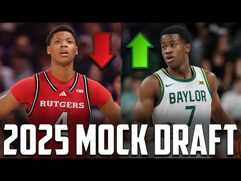 2025 NBA Mock Draft 4.0: HUGE Shakeup At The Top...