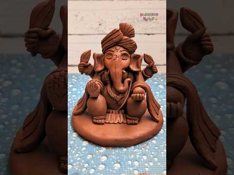 Ganesh Chaturthi Special 🙏🎊🎉Eco Friendly Ganpati Ji Idol Making With Clay 🙏💕🥥🌺 Ganpati Bappa Morya🙏🙏