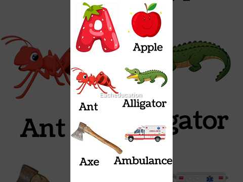 A alphabet words with pictures | Eacheducation