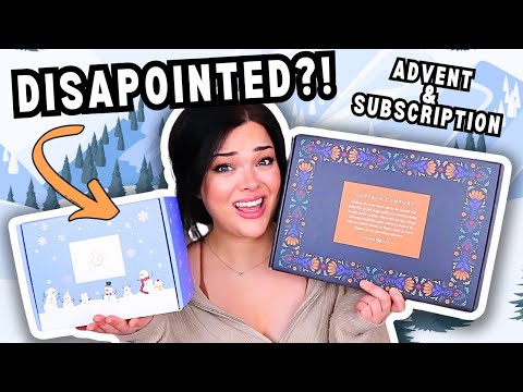 I WAS SO EXCITED! WHAT WENT WRONG?! | $125 Archer & Olive Advent & Winter Subscription