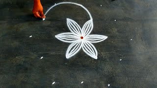 Simple Friday padi kolam designs🌹ugadi muggulu simple 2025🌹Beautiful Friday rangoli🌹Creative rangoli