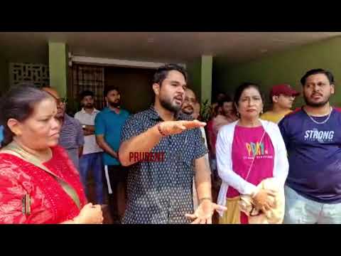 Dr. Ketan Bhatikar Protest over drinking water shortage in Prabhunagar | Ponda |Live |Prudent|160325