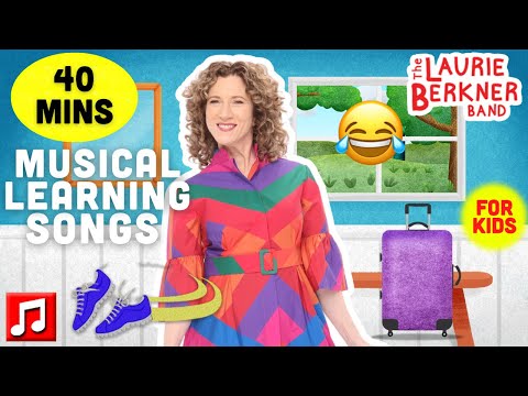 40 mins - Learning with Laurie Berkner in the Magic Rhyming Room | Movement, Feelings, Getting Ready