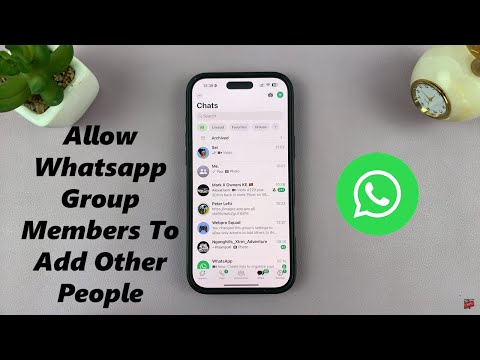 How To Allow Whatsapp Group Members To Add Other People To The Group