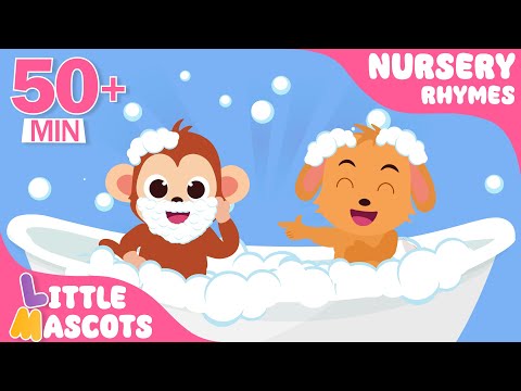 The Bath Song + Wash Your Hands + more | Little Mascots Nursery Rhymes & Kids Songs