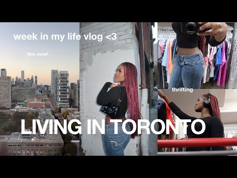 living in toronto | weekly student vlog, thrifting, friends, going to a concert alone + more