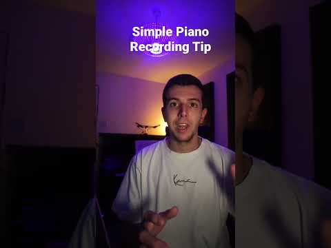 Simple and Effective Piano Recording Tip