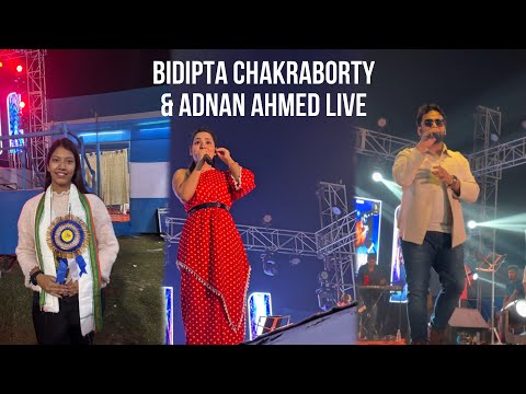 Bidipta Chakraborty & Adnan Ahmed Live Concert at Mohodipur 😍 জমজমাট গানে মেতে উঠল অনুষ্ঠান 🥰