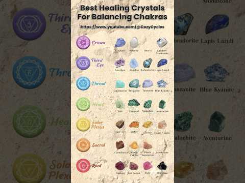 Chakra Balancing with the Best Healing Crystals  @CozyCycles