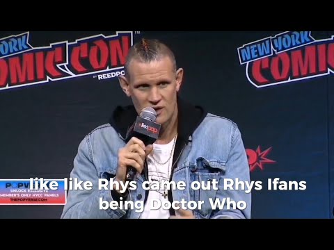 Matt Smith thinks Rhys Ifans could be the most amazing Dr. Who (Comic Con New York 2024).