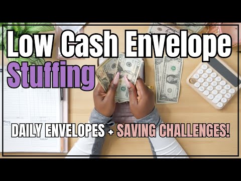 CASH ENVELOPE STUFFING | DAILY ENVELOPES AND SAVINGS CHALLENGES