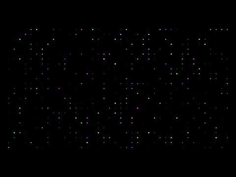 Abstract Grid with Neon Glow Flickering Magenta Teal Squares - Loop Animation | Free HD Footage