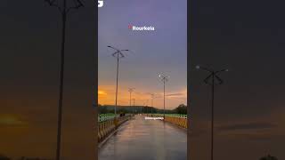 Sun Set View Rourkela Vlog#rourkela #vlog #views #shorts #roadtrip #nature #sunset #eveningvlog