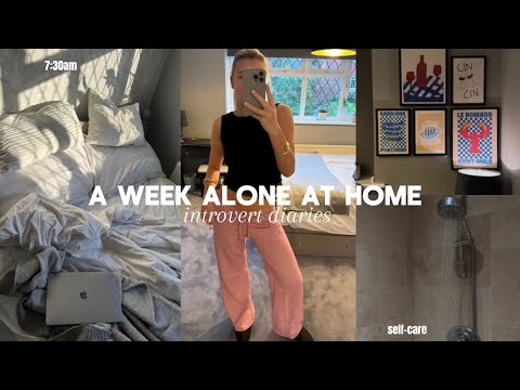 a week in my life alone: introvert diaries.