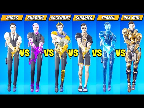 Fortnite Dance Battle of All Midas Skins | 2020 - 2024