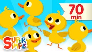 Five Little Ducks + More | Kids Songs and Nursery Rhymes | Super Simple Songs