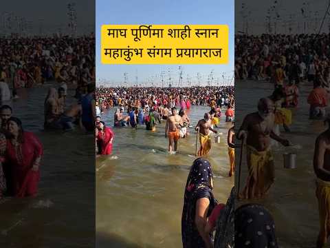 triveni sangam ghat paryagraj mahakumbh  asali sangam kahahai #kailashanandgiriji #niranjani #yt