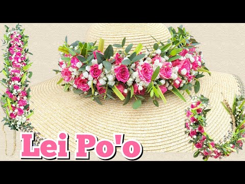 NEW: HOW TO MAKE LEI PO'O Wili Style | Head Lei aka flower crown #juvilee2575 #diy