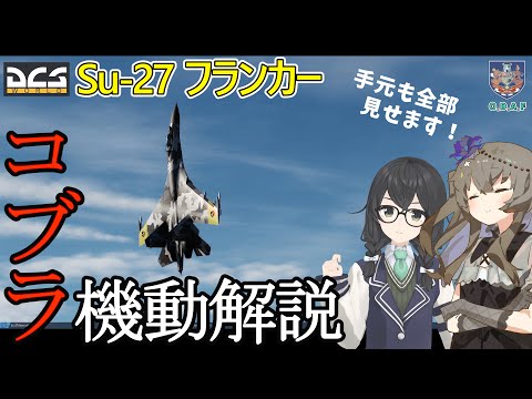 【DCS解説】Su-27フランカー　コブラ機動チュートリアル！