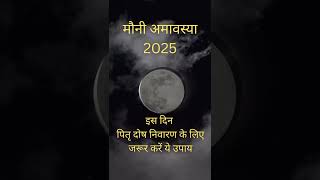 मौनी अमावस्या 2025 | इस दिन पितृ दोष निवारण के लिए जरूर करें ये उपाय | Mauni Amavasya 2025