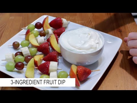 Easy 3 Ingredient Fruit Dip Recipe