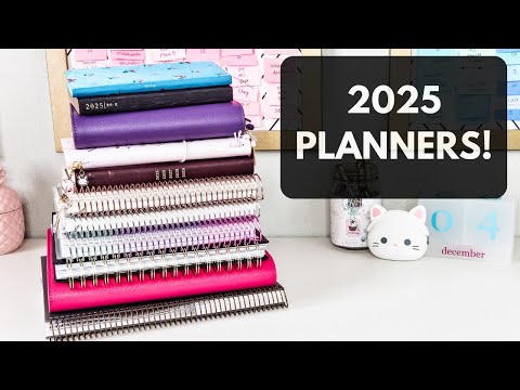 My 2025 PLANNER LINEUP ✨Erin Condren, Laurel Denise, Hobonichi, HB90