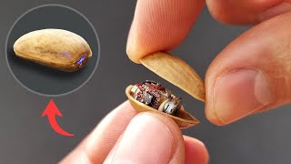 Amazing Pistachio AirPod - See How I Made This Bluetooth Earbud from a Pistachio!