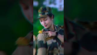 BSF Girl Status 💪🚨 | Border Security Force Motivation | #shorts #ytshort #bsfmotivation #armymotivat