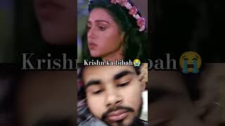 Krishan ka bibah 😭 #radhakrishnaandrukmini #love #radhaandrukmini #reels #sorts #hindi #sad