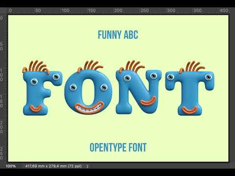 Funny ABC Font