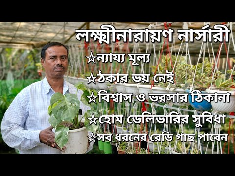 লক্ষ্মীনারায়ণ নার্সারী শিখরপুর|অবাক করা রেডি গাছের কালেকশন|Nursery Visit Video|পুষ্পকাহন|