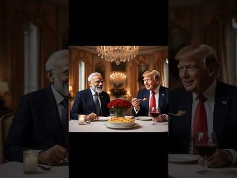 Donald Trump & Narendra Modi Enjoy Mac & Cheese at a 5-Star Restaurant!