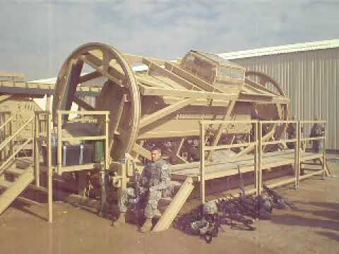 MRAP Roll over training while I sit on the stairs in Bagram