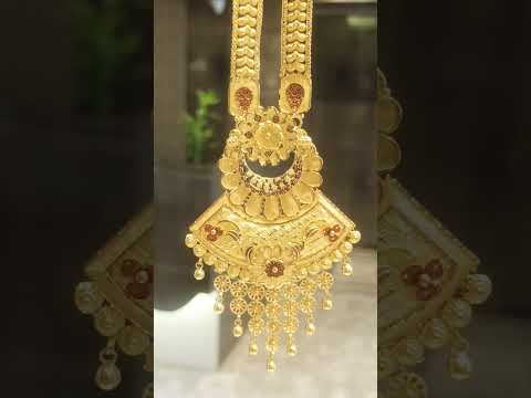 Latest necklace 22ct#goldjewellerydesigns #goldjewellery #youtubeshorts #goldaccessories  #viral