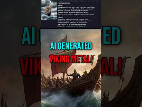 AI GENERATED VIKING METAL 🔥 Everything you see and hear is AI 🎸🤘