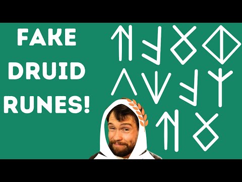 The Fake Welsh Bard Runes of Iolo Morgannwg, Druid and Forger!