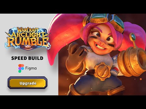 Figma UI - Warcraft Rumble UI Tutorial Speed Build