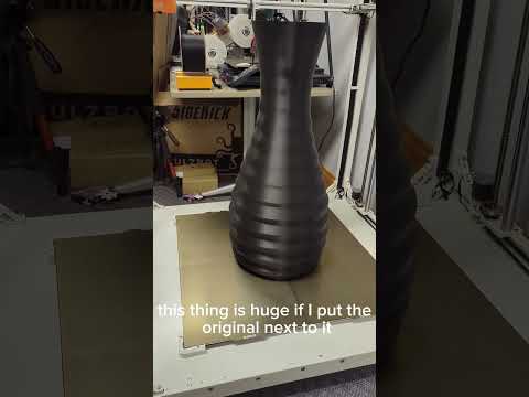 500% 3D Printed Vase is HUGE!!