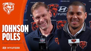 Poles, Johnson on additions of Odeyingbo, Dalman | Press Conference | Chicago Bears