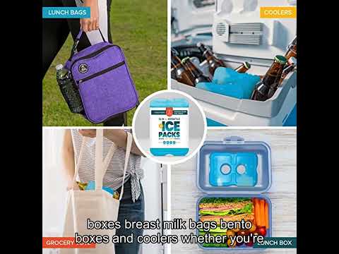 Healthy Packers Ice Packs for Coolers - Freezer Packs - Original Cool Pack | Coo