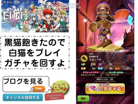 【白猫プロジェクト】キャラガチャ　10連続回したよ