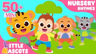 ✨Head Shoulder Knees and Toes + Months Of The Year + more Little Mascots Nursery Rhymes & Kids Songs