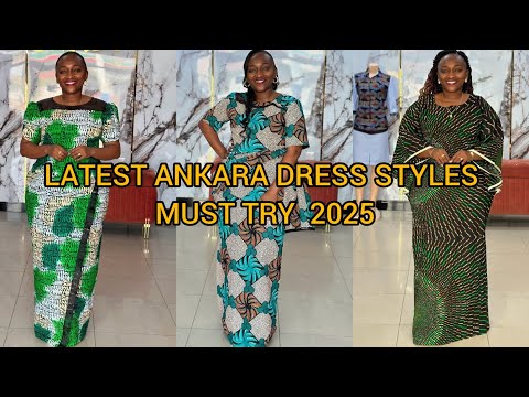 🆕️LATEST STUNNING FITTING ANKARA GOWN DRESS STYLES MUST TRY  MKUSANYIKO WA MAGAUNI YA VITENGE 2025