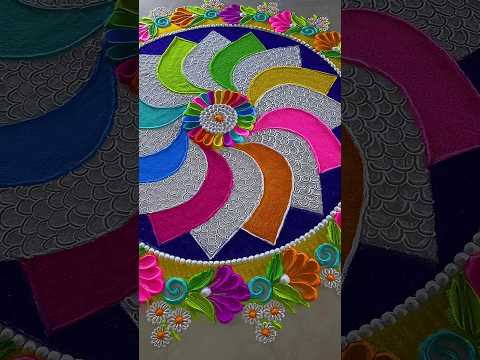 Beautiful and Unique Rangoli Design