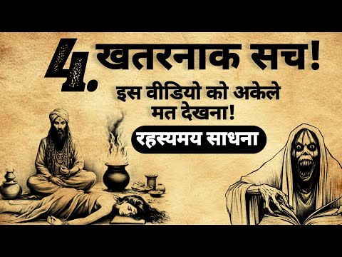 4 खतरनाक सच | इस वीडियो को अकेले मत देखना | रहस्यमय साधना |#tnatarsadhna