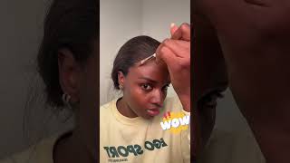 How to melt your lace🧐🧐🧐#ashimaryhair#wigs #shorts#style #how#wigtutorial