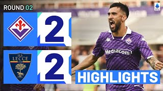 Fiorentina-Lecce 2-2 | A four-goal thriller in Florence: Goals & Highlights | Serie A 2023/24